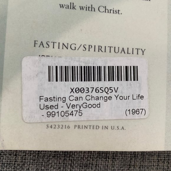 Fasting Can Change Your Life Book Testimonies Jerry Falwell Elmer‎ Towns Editors - Picture 8 of 15